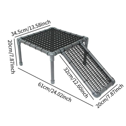 Turtle Basking Platform Reptile Habitat Climbing Shelf for Frog Semi Aquatic Animals Small Reptiles Tortoises Salamanders