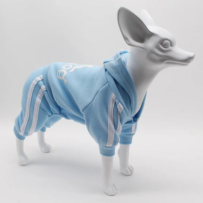 Brand Design Adidog Clothing Dog Jumpsuit Sports Suit Spring Dog Clothes for Small Dogs Chihuahua Terrier Beagle Pet Apparel