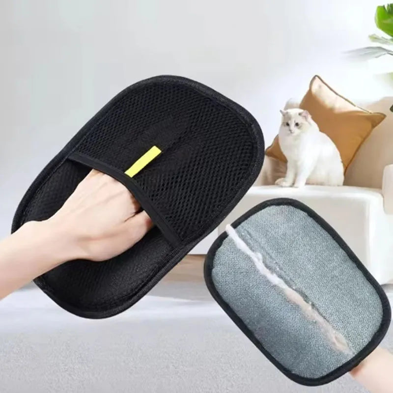 Pet Hair Remover Portable Washable Clothes Hair Dehairing Gloves Pet Accessories Pet Cleaning Products