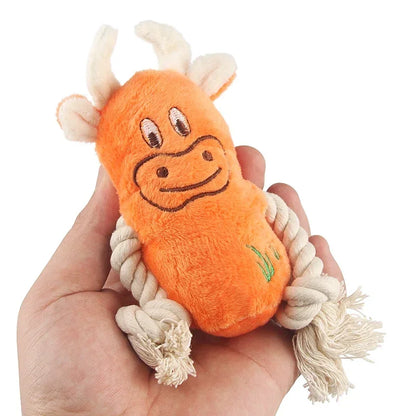 Squeaky Dog Toy Dogs Chew Toys for Small Large Dogs Breed Aggressive Chewers Puppy Teething Plush Toys Pet Products