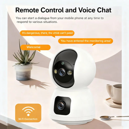 Home Pet & Baby Monitoring Camera 1080P HD - Dual Storage Cloud/SD Card M606