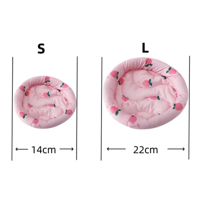 Small Animal Warm Litter Mat Cushion Bed for Rabbit Hamster Pig Cozy House Floor Mat Pet Bedding Accessory
