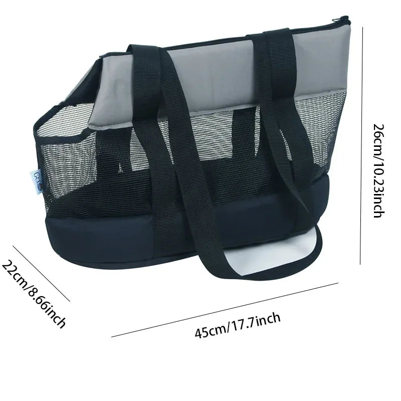 Cat Carrier Bag Breathable Transporter Pet Bag Portable Puppy Single Shoulder Bags Travel Carrier For Cats Dogs Pet Handbag