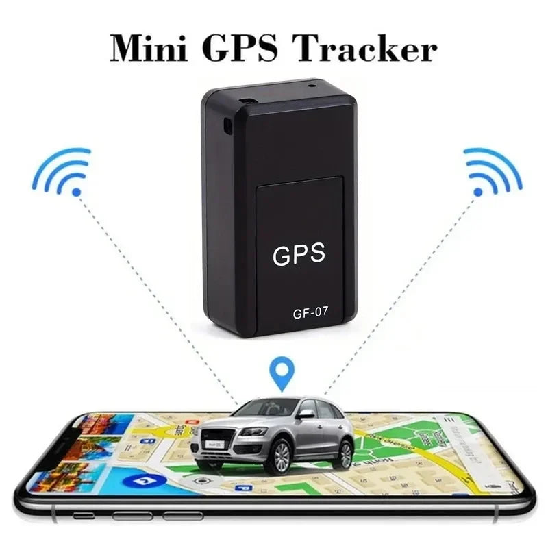 GF07 Magnetic Mini GPS Tracker Real-Time Vehicle Locator Car Pet Tracking Device Compact Portable GPS Locator Position APP }{_)(