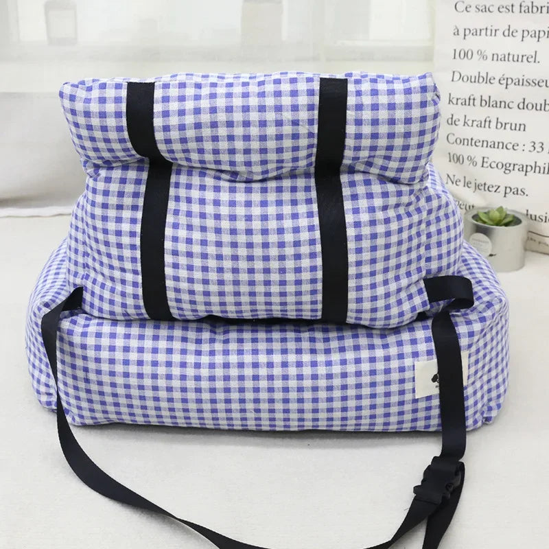 DogS Bed Dog Car Nest Pet Car Nest Out Safety Seat Cushion  Anti-theft Car Portable Home Dual-purpose Nest Pad  Dog Accessories