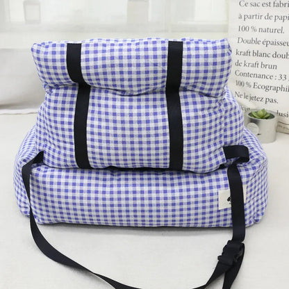 DogS Bed Dog Car Nest Pet Car Nest Out Safety Seat Cushion  Anti-theft Car Portable Home Dual-purpose Nest Pad  Dog Accessories