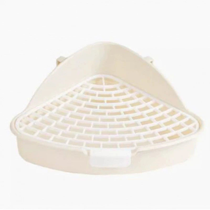 Small Pet Toilet Small Animal Litter Tray Corner for Hamster Guinea Pig Ferret Gerbil Chinchilla Pet Small Rat Toilet