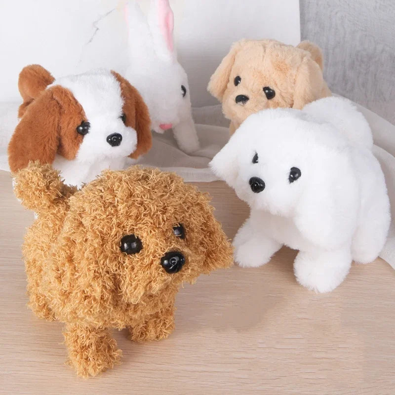 Interactive Electric Plush Corgi Dog Toy for Kids Adorable Tail Wagging Ass Shaking Robot Gift for Children's Playtime Fun