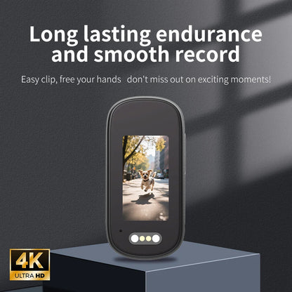 4K pixel cat and dog pet camera, mini thumb camera, outdoor bicycle camera, motorcycle wide-angle camera, portable helmet camera