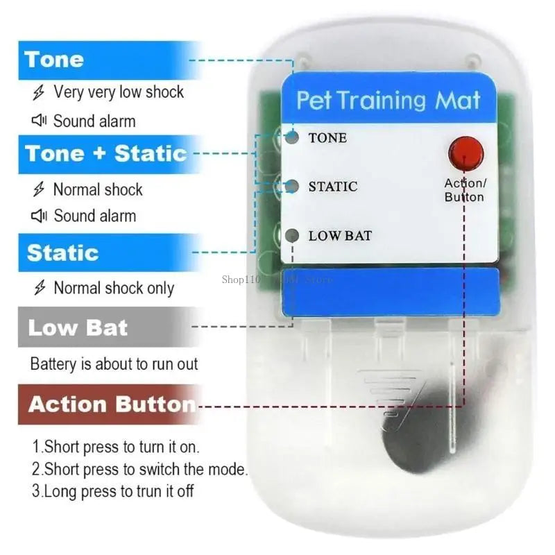Pet Training Mats Dog Electric Pad Dog Scat Shock Pad Pet Behavior Aid