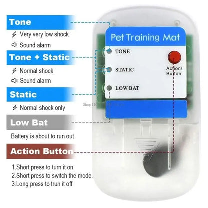 Pet Training Mats Dog Electric Pad Dog Scat Shock Pad Pet Behavior Aid