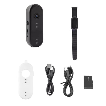 Wireless Pet Dog Cat Collar Camera 120 Degree Wide Angle Pet Sports Action Camera Monitor For Video Records Indoor Outdoor 32GB