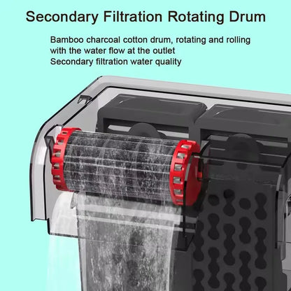 Aquarium Fish Tank Filter 3 in 1 Water Purification Circulation Pump Small Pump Silent Aeration Fish Tank Cleaning Tools