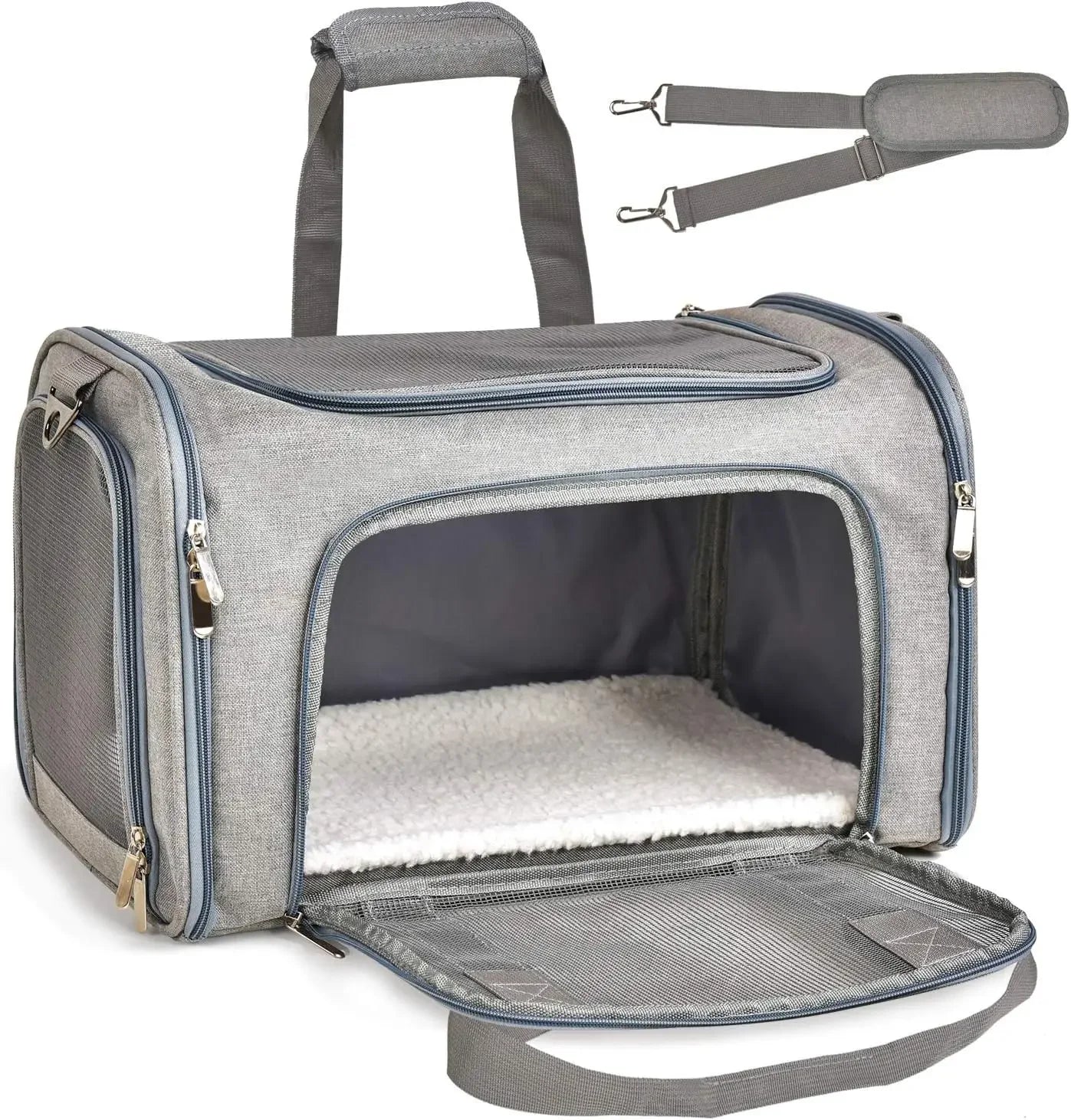 Pet Carriers Backpack Portable Breathable Foldable Shoulder Bag Cat Dog Carrier Bags Outgoing Travel Pets Handbag Transport Bag