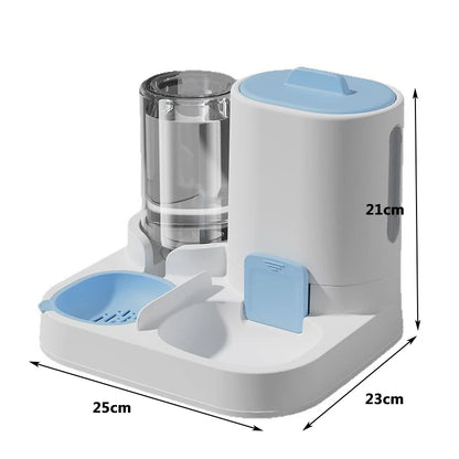 Pet feeding water maker two-in-one smooth food large capacity integrated feeding water simple wind bowl cat food bowl dog bowl