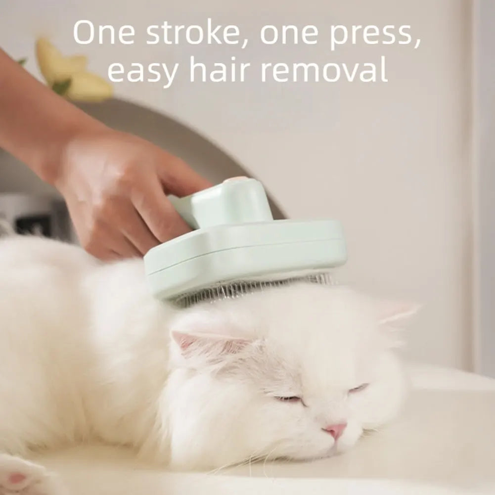 Cats Grooming Hair Removal Rake Comb Massage Pin Brush Removing Loose Hair Electric Hair Remover Creating Beauty For Dogs Cats
