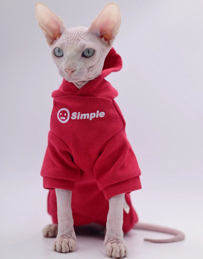 Hairless Ball Cat Apparel, Sphynx Cat Apparel, Kitty Clothes, Autumn and Winter Outfits
