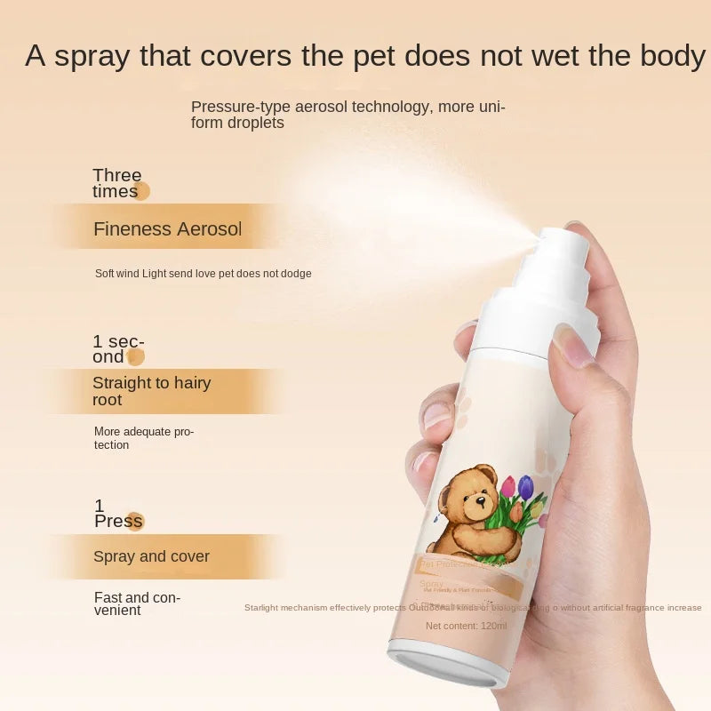 Pet Insect Repellent Spray for Dogs And Cats Outdoor Mosquito Flea Lice Protection Repellent Spray