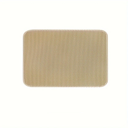 Pet Cat Litter Mat Waterproof Double Layer Cat Litter Trapping Pet Litter Box Mat Clean Pad Products For Cats Accessories