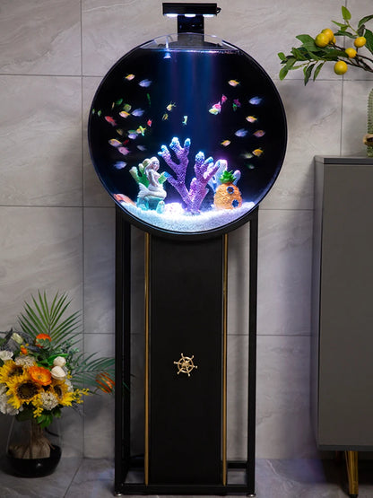 Indoor Originality Ecological Living Room Fish Tank Originality Medium Small Acrylic Aquarium Fish Tank Sea Tan