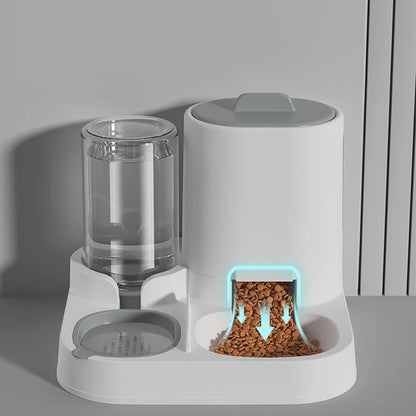 Pet feeding water maker two-in-one smooth food large capacity integrated feeding water simple wind bowl cat food bowl dog bowl