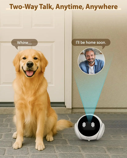 OKAM Companion Robot Camera HD 2K 5G WiFi Smart Camera AI Motion Detection with Pet Recognition IP CCTV Laser Pointer TUYA APP