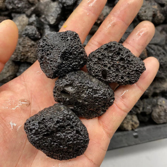 Natural Aquarium Fish Tank Filter Media Volcanic Rock Biological Ball Bio Filter Clear Water Decoration Honeycomb Filter Stone