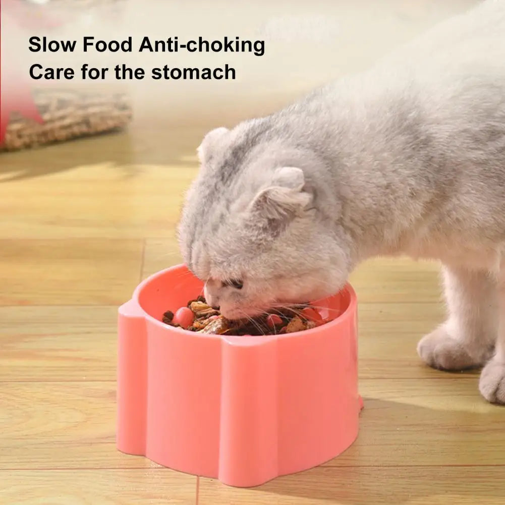 Pet Bowl  Useful Slow Feeder Pet Bowl Dog Food Dispenser  Anti-overturning Dog Food Dispenser