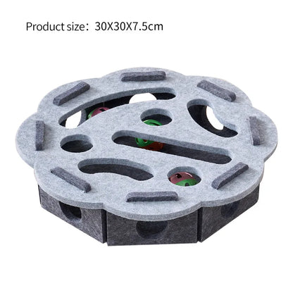 Cat Educational Toys Relieving Boredom Game Box Consuming Energy Training Track Hole Toys Pet Supplies Assembly Accessories