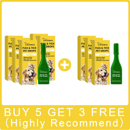 Cat Anti Flea Drops Flea Lice Remove Relieve Skin Itching External Insect Repellent Deworming Supplies Pet Tick Treatment Drops