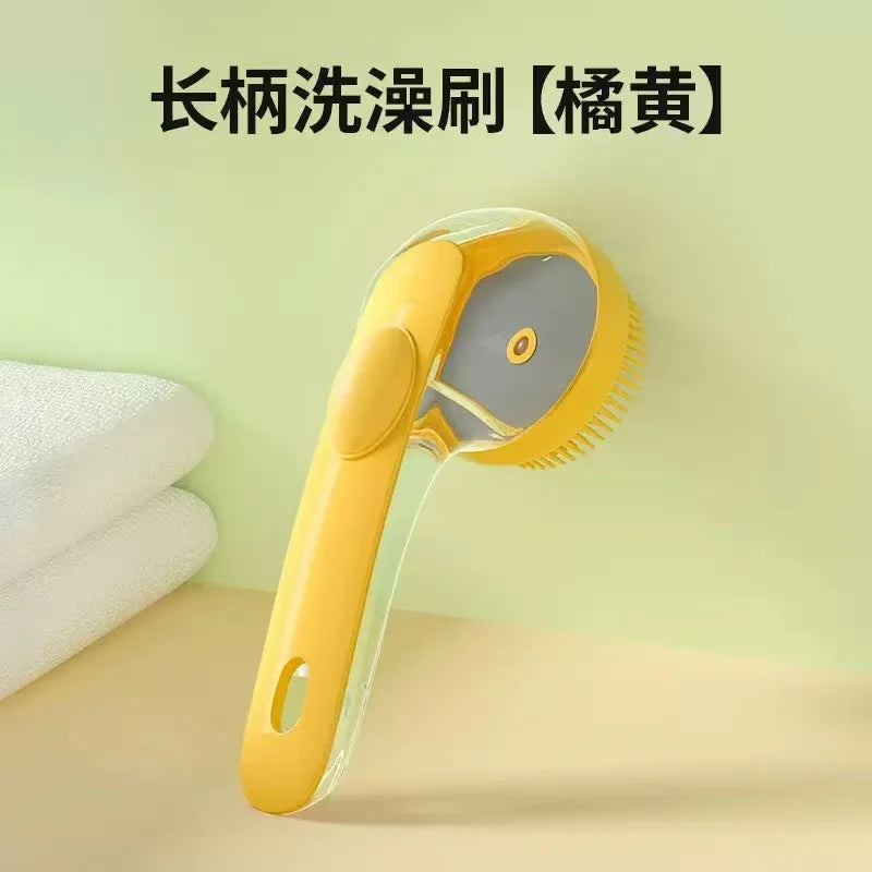Pet Bath Brush for Small Dogs & Cats: Specialized Dog Washing Tool, Massage Scrub Brush - Pet Bathing Essential for