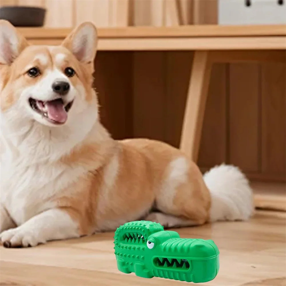 Dog Chew Toys for Aggressive Chewers Squeaky Tough Durable Toothbrush Interactive Toys Mental Stimulation Chew Toys Collection