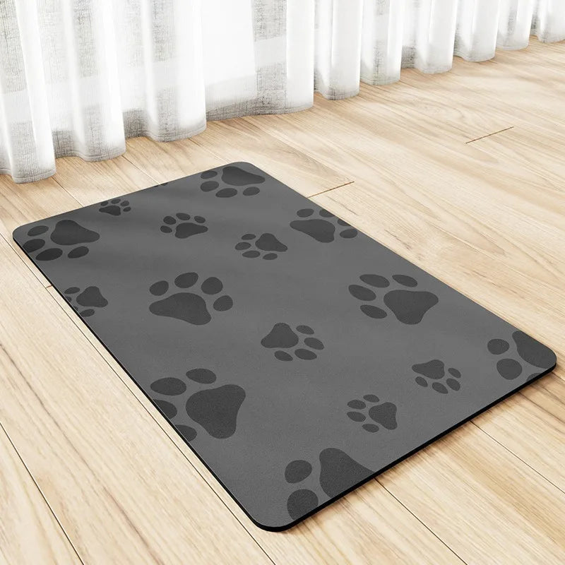 Pet Mats, Diatomaceous Earth Style Mat Dog Feeding Mats Waterproof Non Slip Mats Dog Sleeping Mats
