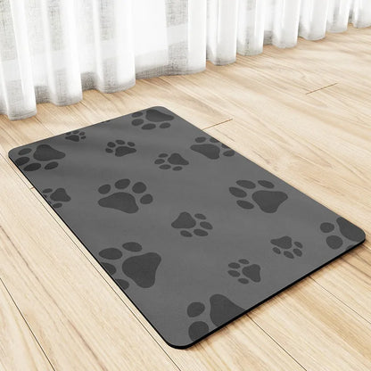 Pet Mats, Diatomaceous Earth Style Mat Dog Feeding Mats Waterproof Non Slip Mats Dog Sleeping Mats
