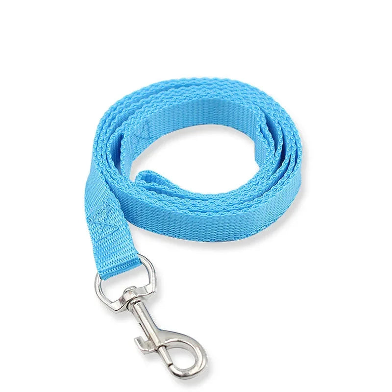 1Pc 120cm*1.5cm Nylon Pet Dog Leash Harness Dog Collar Walking Training Leash Cats Dog Harness Collar Leash Strap Belt for Puppy