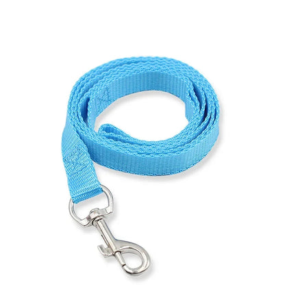 1Pc 120cm*1.5cm Nylon Pet Dog Leash Harness Dog Collar Walking Training Leash Cats Dog Harness Collar Leash Strap Belt for Puppy
