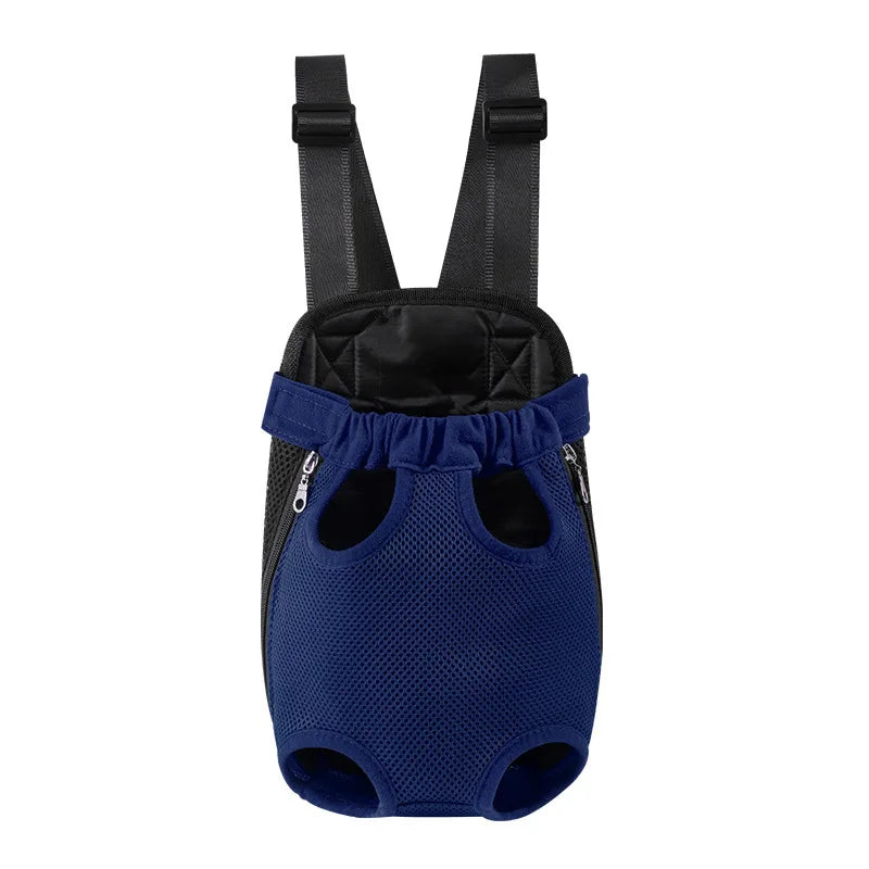 Dog Carrier Front Chest Backpack Pet Cat Carrier Double Shoulder Portable Dog Bag Outdoor Travel Camping Hiking Breathable