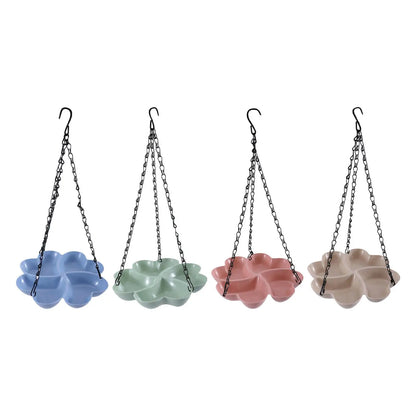 Bird Feeder Water Bowl Feeding Tray Stable Hanging Design for Outdoor Garden Birds Drinking