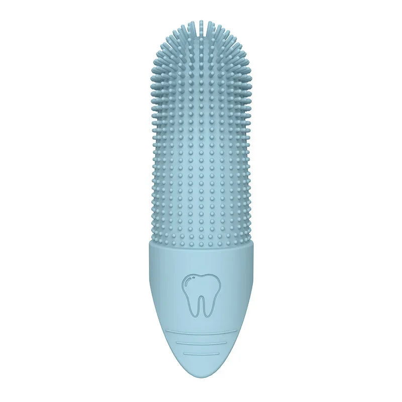 Dog Toothbrush, 360° Cleaning Finger Toothbrush for Dogs, Food Grade Silicone Dog Finger Toothbrush for Dogs & Cats Dental Care