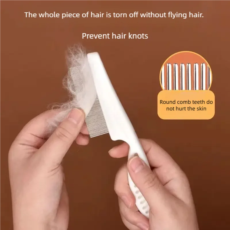 Professional Flea Comb for Dogs and Cats, Effective Grooming Tool for Removing Fleas and Ticks