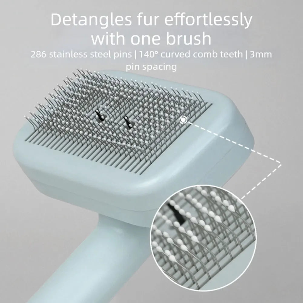 Cats Grooming Hair Removal Rake Comb Massage Pin Brush Removing Loose Hair Electric Hair Remover Creating Beauty For Dogs Cats