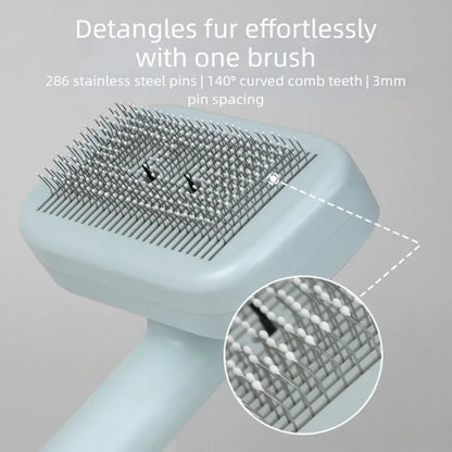 Cats Grooming Hair Removal Rake Comb Massage Pin Brush Removing Loose Hair Electric Hair Remover Creating Beauty For Dogs Cats
