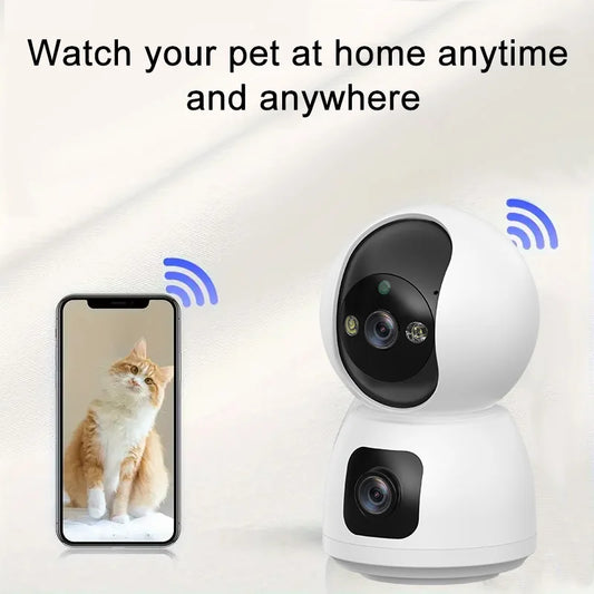 Home Pet & Baby Monitoring Camera 1080P HD - Dual Storage Cloud/SD Card M606