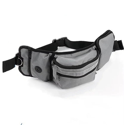 Dog Training Walking Bag Hand Free Treat Pouch Running Waist Bag Pet Puppy Train Snack Feeder Pocket Dog Bowls Water Cup Bags