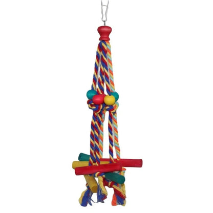 Bird Chewing Toy Bird Parrot Training Toys Chewing Foraging Hanging Cage Paper Strings Wire Drawing Ball Toy Relieve Boredom 1PC