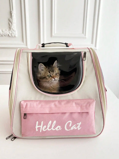 Cat Carrier Bags Windproof Outdoor Travel Backpack for Cat Small Dogs Transport Carrying Bag Cat Backpack Carriers With Cushion