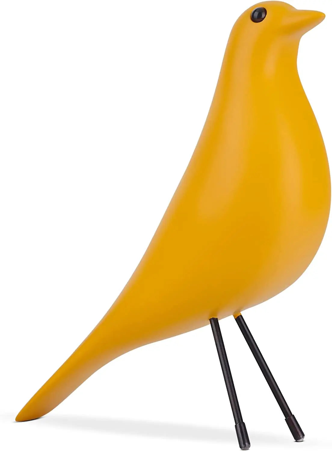Black Bird Figurine Resin Bird Statue Sculpture Modern Minimalist Bird Decorative Ornaments for Living Room Bedroom Office Decor