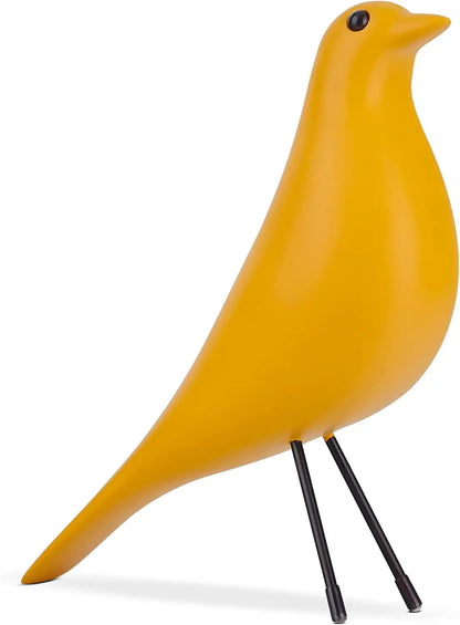 Black Bird Figurine Resin Bird Statue Sculpture Modern Minimalist Bird Decorative Ornaments for Living Room Bedroom Office Decor