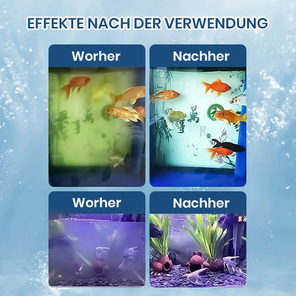 Aquarium Quick Cleaning Powder Water Purifier Fish Tank Water Purifier Algae Remover Safe Environment for Your Fish