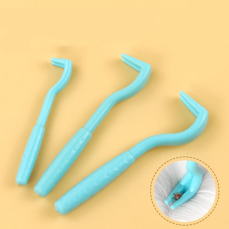 Tick Remover Tool Effortlessly Ticks Fleas Remover Convenient Tick And Flea Remover Pet Cat Dog Tick Clamp Pet Supply